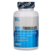 EVLution Nutrition, Tribulus Двойная сила, 90% сапонинов, 60 растительных капсул