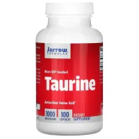 Jarrow Formulas, таурин, 1000 мг, 100 капсул