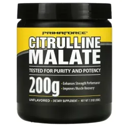 Primaforce, Цитруллин малат, без добавок, 200 г