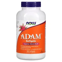 Now Foods, ADAM, превосходные мультивитамины для мужчин, 180 мягких таблеток