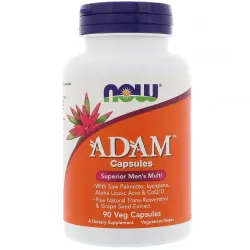 Now Foods, ADAM, превосходные мультивитамины для мужчин, 90 растительных капсул Now Foods, ADAM, превосходные мультивитамины для мужчин, 90 растительных капсул