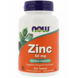 NOW Foods Zinc Gluconate 50 mg 250 таб NOW Foods Zinc Gluconate 50 mg 250 таб