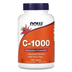Now Foods, Vitamin C 1000 mg 250 таб. Now Foods, Vitamin C 1000 mg 250 таб.